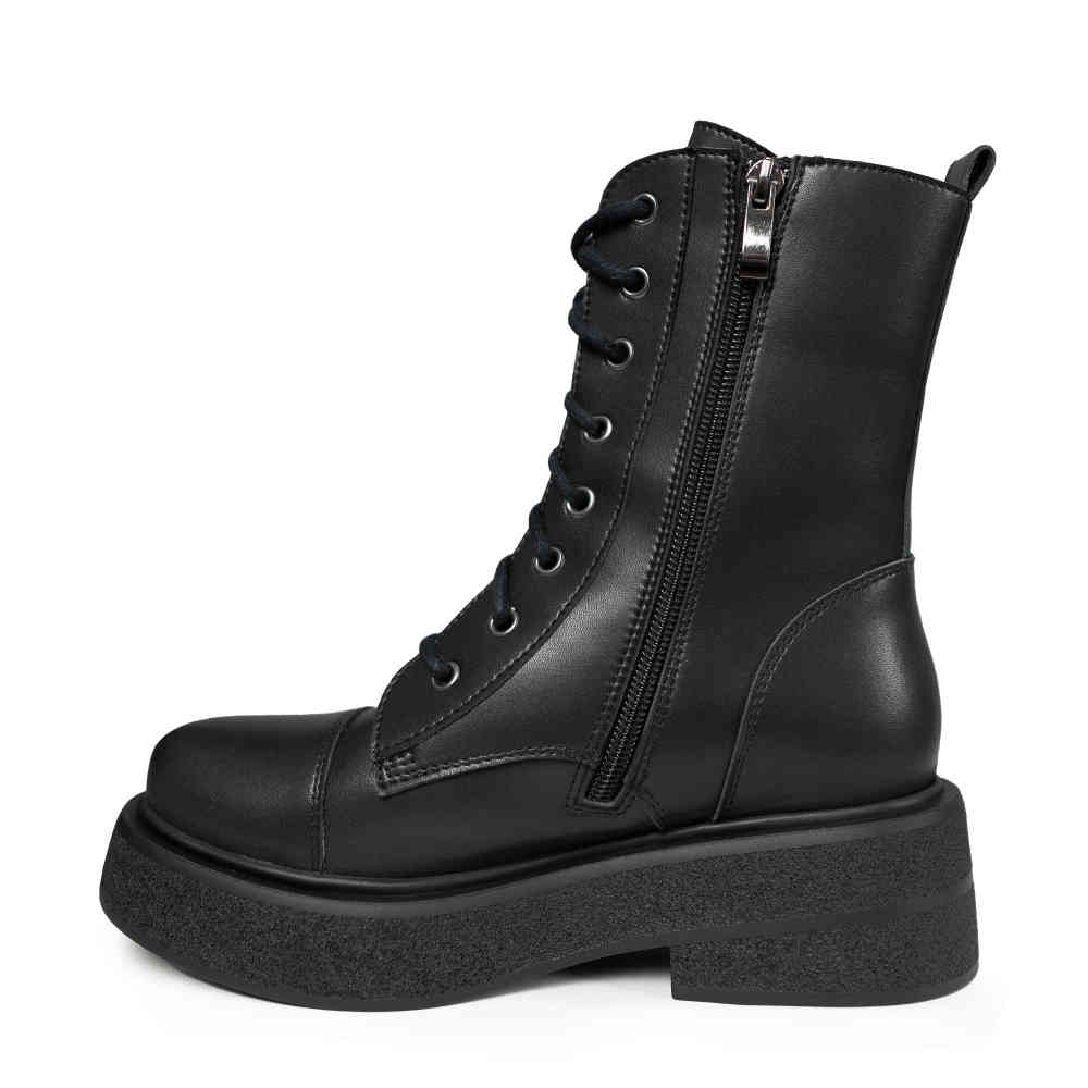 Altercore - Levant Vegan Plattformstiefel - Schwarz
